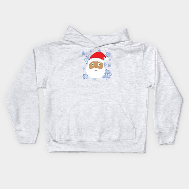 Santa Claus snow Kids Hoodie by Sara Silva